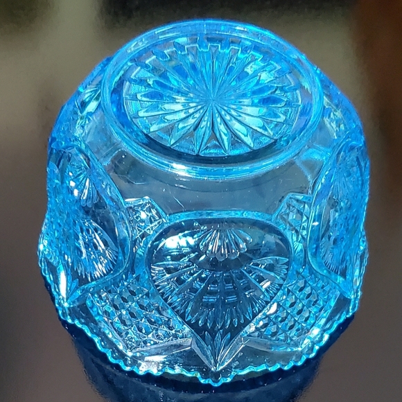 Vntg "Plytec Blue" Bowl by Kemple McKee - Picture 5 of 9